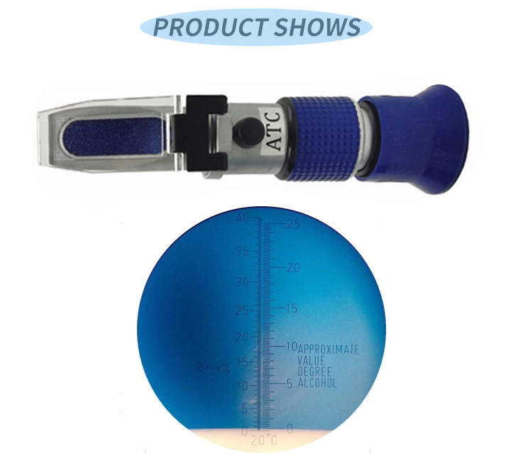 2 in 1 Scale Alcohol& Brix Refractometer